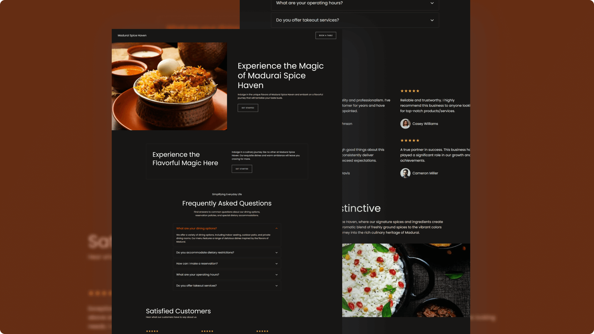 A Showcase of Landing Page Design Expertise